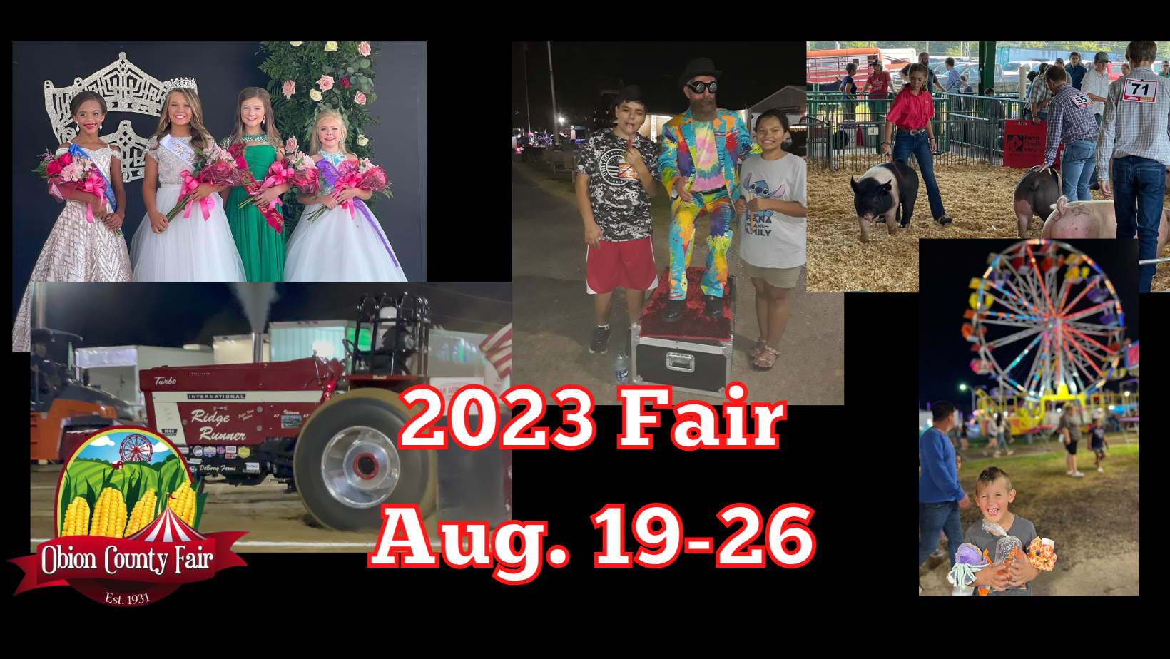 To The Obion County Fair Obion County Fair